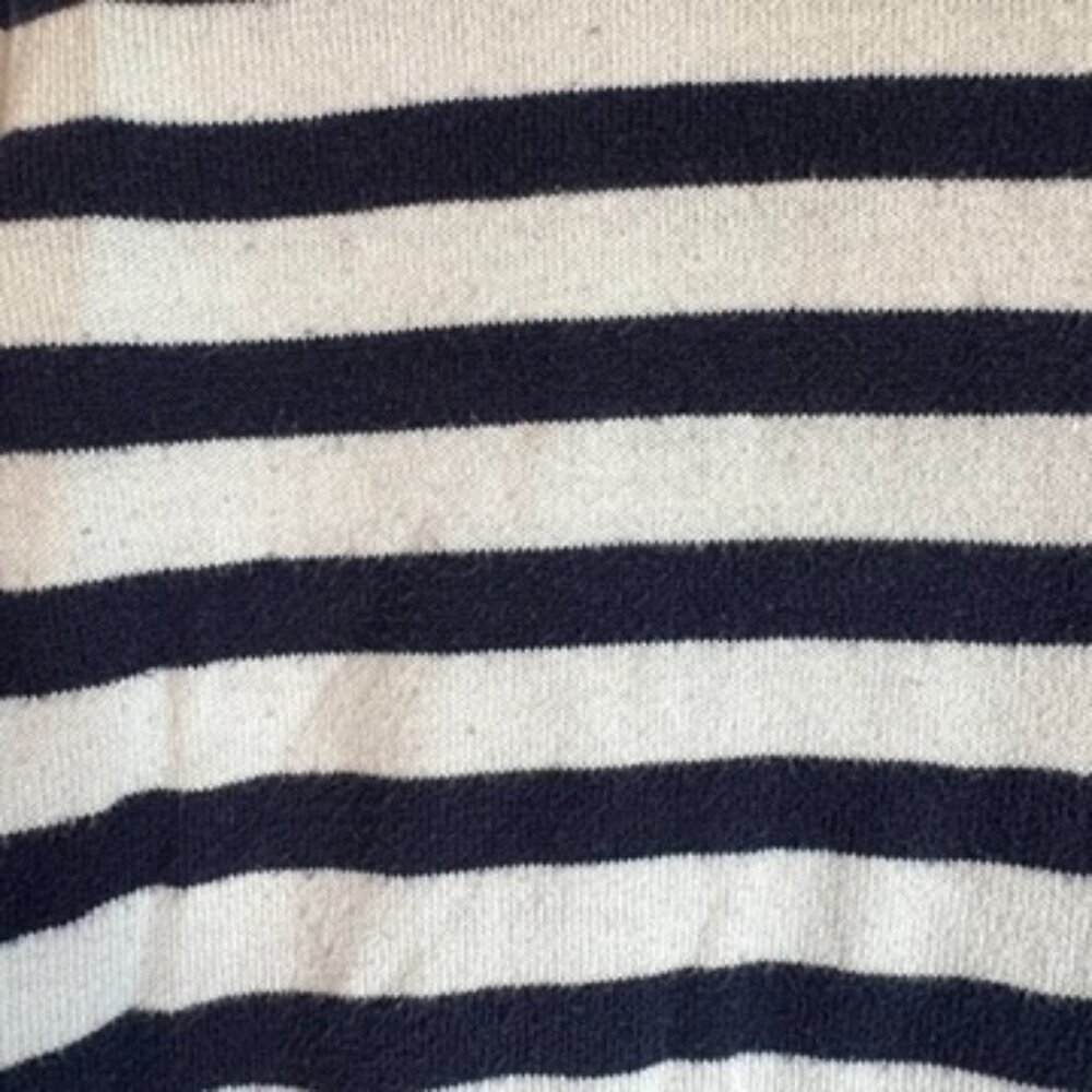 A New Day Striped Knit Sweater Navy & White | Size M | Classic Stripe - Picture 4 of 4